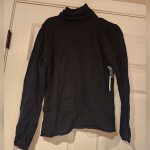 NWT Marina Luna stretchy black long sleeve turtleneck
